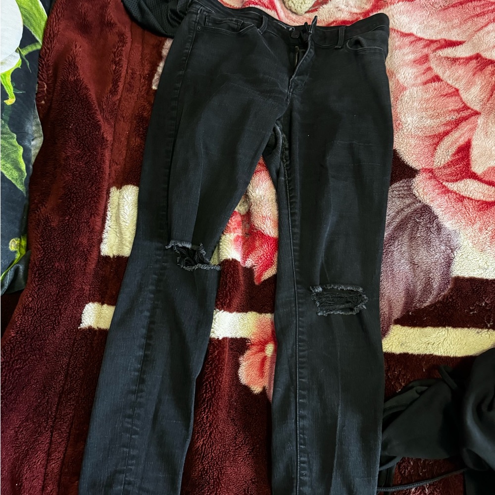 Abercrombie & Fitch Harper Super Skinny black jeans